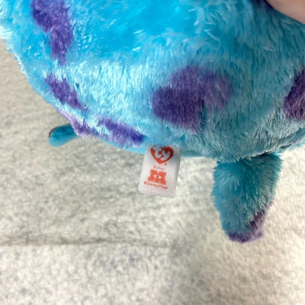 Disney Pixar Monsters Inc Sulley Plush Round Stuffed Animal Toy